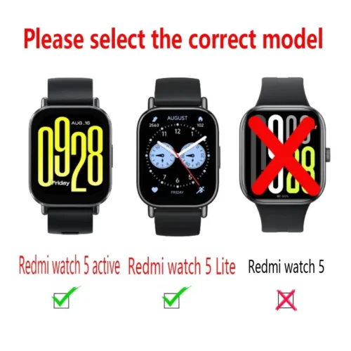 Alternative view of Silicone Strap+Case for Xiaomi Redmi Watch 5 Active band smartwatch Accessories Sport Bracelet For Redmi watch5 Active/Lite band