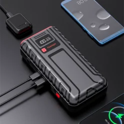 Alternative view of Car Jump Starter 2000A Peak Current 20000mAh Power Bank for Vehicles