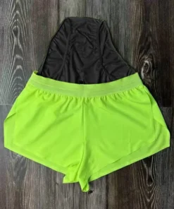 Running shorts, comfortable men's sports marathon, loose, quick drying, anti glare lining, training and fitness equipment, three