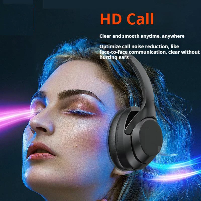 Wireless Bluetooth Over-Ear Gaming Headphones with Noise Reduction and HD Microphone - Image 6