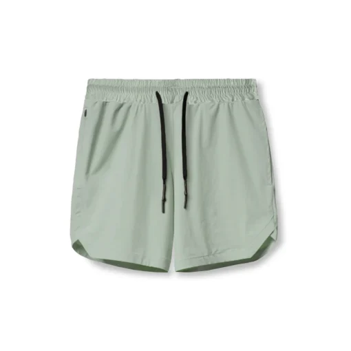 Men's Shorts with Quick Dry Fabric in Solid Color for Running and Fitness Activities - Image 6