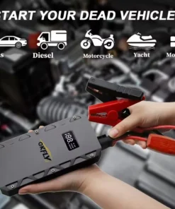 Alternative view of GKFLY High Power Car Jump Starter 9000A 5000A 3000A Portable Starting Device Power Bank Car Battery Booster Buster for Petrol