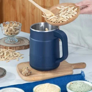 Electric Coffee Grinder - Compact 300W Food Processor and Spice Mill for Home Use