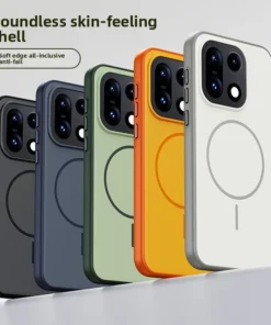 For OnePlus 15 Case Hard Silicone Skin Magnetic Wireless Charging Protective Back Cover For One Plus 15 OnePlus15 Phone Shell