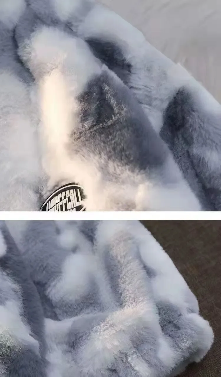 Women’s Tie Dye Fleece Jacket - Warm Zipper Outerwear for Autumn/Winter - Image 3