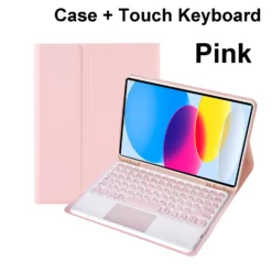 iPad Case with Bluetooth Keyboard for 11th Generation 2025