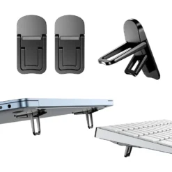 Alternative view of Adjustable Laptop Stand with Foldable Cooling Bracket for Tablets and Notebooks