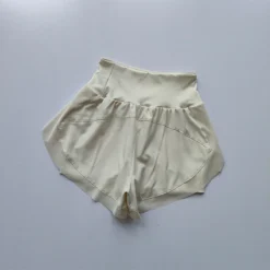 Alternative view of High-Waisted Sports Shorts with Breathable Mesh and Quick-Dry Features for Women Fitness and Yoga