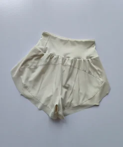 Alternative view of Summer Women's High-Waisted Sports Shorts Mesh Breathable Double-Layer Quick-Dry Gym Fitness Running Cycling Yoga Shorts