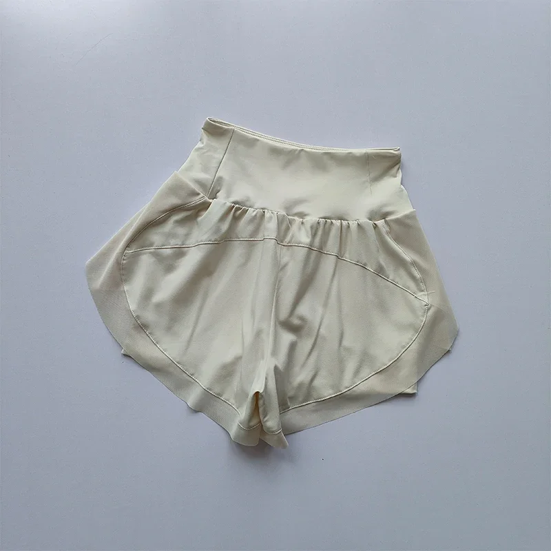 Summer Women's High-Waisted Sports Shorts Mesh Breathable Double-Layer Quick-Dry Gym Fitness Running Cycling Yoga Shorts - Image 2