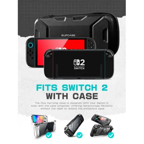 Alternative view of SUPCASE Carrying Case for Nintendo Switch 2 2025 Plus Version Portable Protective Travel Handbag Pouch for Blade/Titan Case