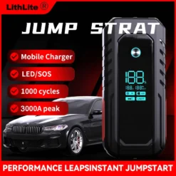 Car Jump Starter Power Bank with Dual PD140W Fast Charging for Vehicles and Devices