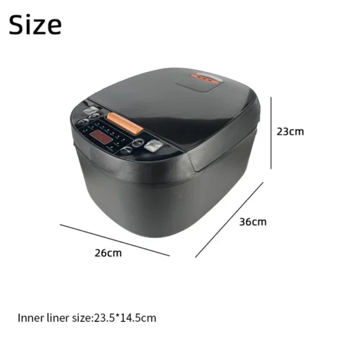 Alternative view of Intelligent 5L Rice Cooker - Multi-Function for Cooking and Soup