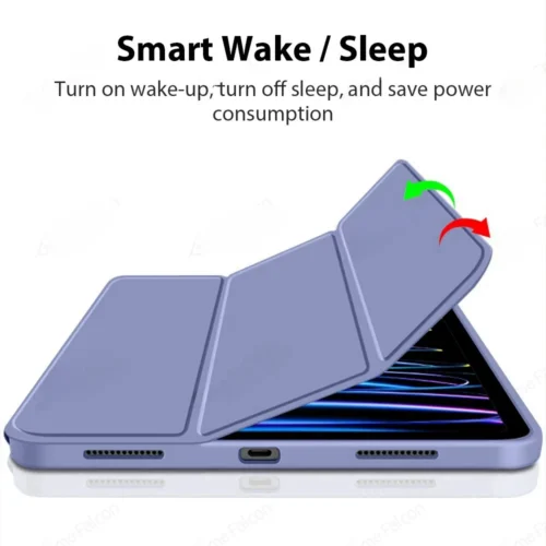 Alternative view of For Apple iPad A16 2025 Tablet Case 11inch A3355 A3356 TPU Magnetic Flip Smart Cover For iPad 10th Generation 10.9'' A2757 A2777