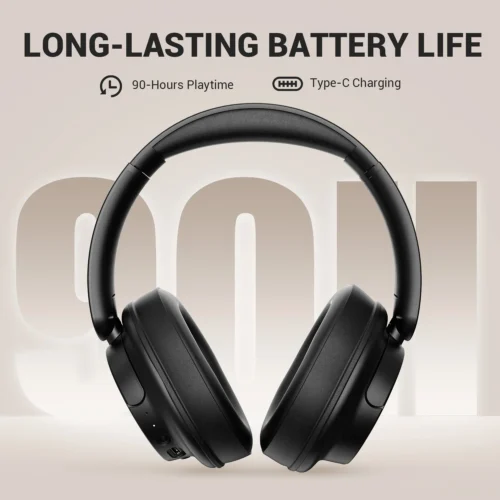 Alternative view of Oneodio EKSA V16 Wireless Over-Ear Headphones with Mic - 90H Battery Life, Hi-Res Sound, Bluetooth 5.3