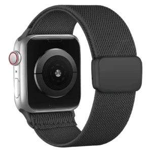Magnetic Loop Nylon Scrunchie Band for Apple Watch 40mm-49mm