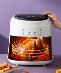 Alternative view of Smart 6L Electric Air Fryer - Ideal for French Fries and Healthy Cooking