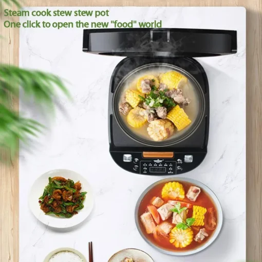 Intelligent Rice Cooker - Fast Cooking with Multi-Function Timer for Home Use - Image 4