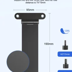 Alternative view of EVICIV Adjustable Monitor Stand with Vesa 75*75mm Mount for 16" UColor O2 OLED Portable Display