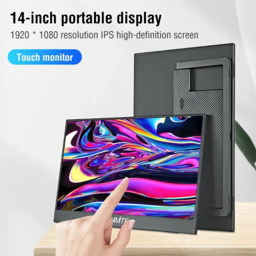 Alternative view of 14-Inch Portable Touch Screen Monitor for Gaming and Laptops