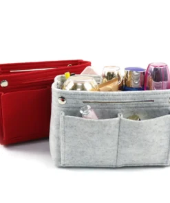 Multifunction Insert Makeup Bag Women Travel Inner Purse Cosmetic Bags For Ladies Portable Storage Organizer Tote 2024