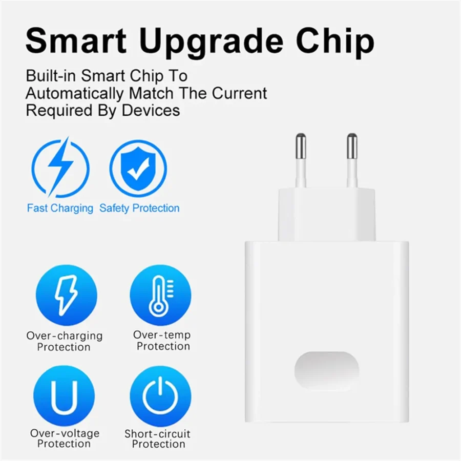 66W USB Fast Charger with Quick Charge 3.0 and Type-C Cable for Huawei Devices - Image 3