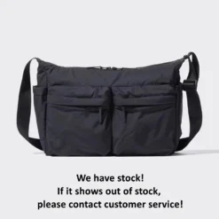 Alternative view of Casual Multi-pocket Nylon Messenger Bag with Large Storage for Women