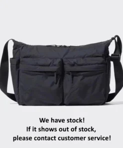 Alternative view of Casual Multi-pocket Messenger Bags for Women Fashion Nylon Shoulder Bag Ladies Large Handbags Female Travel Shopping Tote Purse