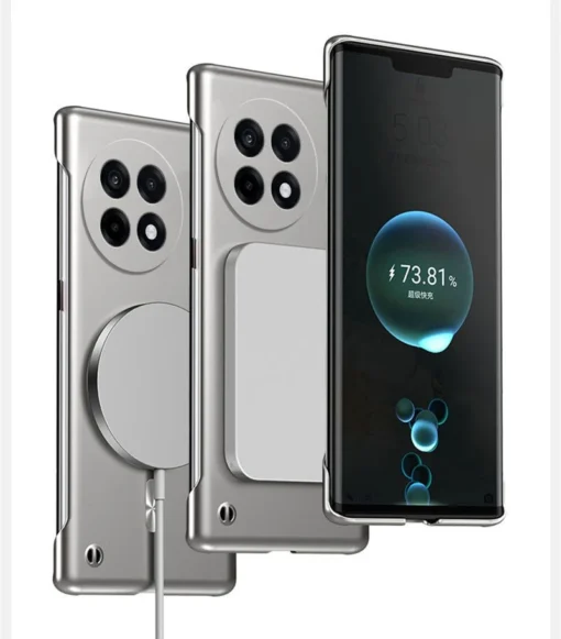 Ultra Thin Metallic Phone Case with Frameless Magnetic Design for OnePlus 13 Series and Previous Models - Image 4