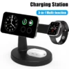 Magnetic Wireless Charger Stand for MagSafe iPhone 16/15/14/13 Pro Max, Apple Watch, and AirPods Pro