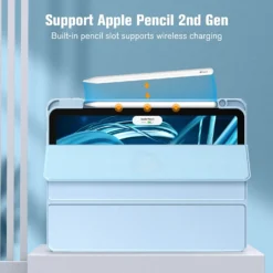 Alternative view of iPad Case with Pencil Holder for 10.2 9th 8th 7th 10 10th Gen, Pro 11 12.9, and Air 5 4