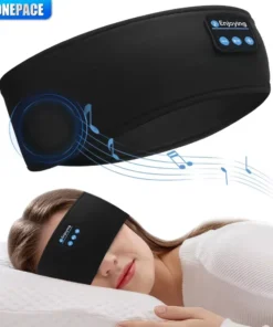 HOMEFISH BT Earphones Sports Sleeping Headband Elastic Wireless Headphones Music Eye Mask Wireless Bluetooth Headset Headband