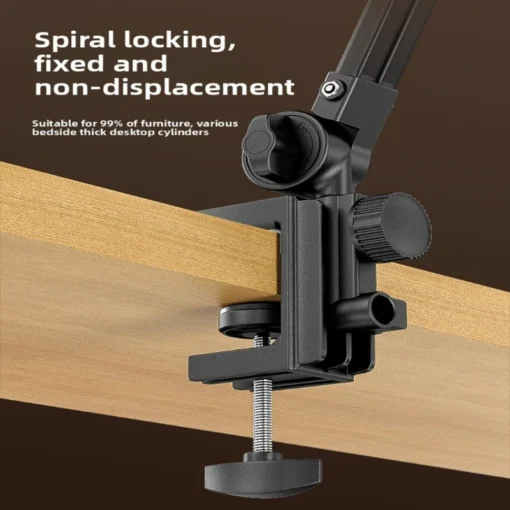 Adjustable Height Tablet Stand with Rotating Arm for iPad and Portable Monitors - Image 6