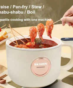 Alternative view of 1.5L Non-Stick Electric Rice Cooker - Multi Cooker for Steaming and Cooking