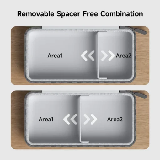 Hagibis Portable Cable Organizer Bag with Multiple Compartments for Travel and Electronics - Image 3