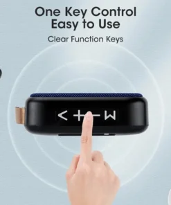 Alternative view of Portable Wireless Outdoor Subwoofer Speaker - Compact Design for Home and Travel