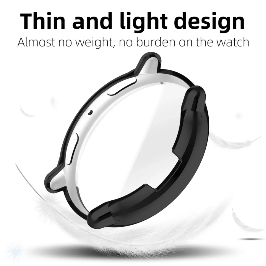 Case for Amazfit Active 2 Screen Protector Case Soft TPU All-Around Protective Bumper Cover Shell for Active2 Accessories - Image 4