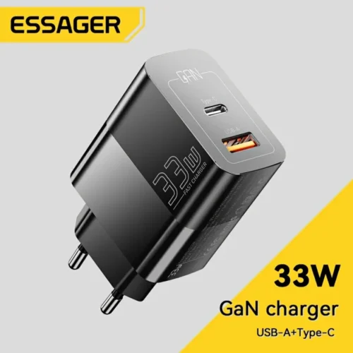Essager 33W GaN USB-C Charger with PD Fast Charging for iPhone and iPad