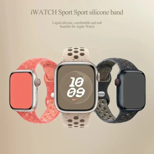 Sport Strap for Apple Watch - Flexible and Comfortable Design - Compatible with Multiple Sizes - Image 4