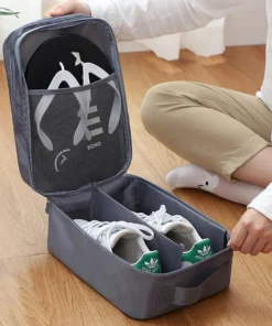 Alternative view of Portable Travel Shoe Organizer Bag - High-Quality Storage for Clothes and Accessories