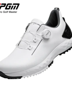 PGM Men's Golf Shoes Sneakers Comfortable Cushioning Knob Lace Waterproof and Anti Slip Height Increase XZ408