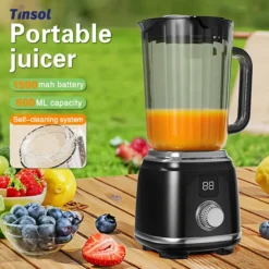 TINSOL Multifunctional Juicer Blender with 10 Blades and Ice Crusher for Smoothies and Juices