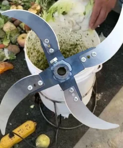 Chopper Blade for Chickens, Ducks, Geese, and Pigs – Fruit and Vegetable Cutting Machine, Grass Shredder