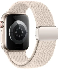 Alternative view of Braided Strap For Apple Watch Bands 40mm 45mm 41mm 44mm 42/46mm 49mm magnetic Bracelet iWatch series se 7 5 6 8 9 10 11 Ultra3 2