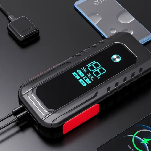 Car Jump Starter Power Bank with Dual PD140W Fast Charging for Vehicles and Devices - Image 5