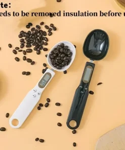 Alternative view of Mini Spoon Scale Digital Kitchen Scale Electronic LCD Food Scale 0.1-500g Cooking Flour Milk Coffee Powder Weight Measure Spoon
