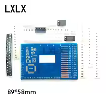 Alternative view of LXLX1 SMD Components Soldering Practice Board CD4017 NE555 Running Light Kit Skills Training Training Kit