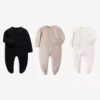 Newborn Footed Pajamas Zipper Girl and Boy Romper Long Sleeve 0-12 Months Baby Clothe Jumpsuit Cotton Fashion Baby Clothing