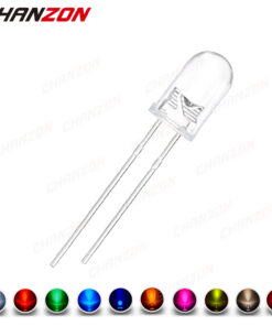 100pcs 5mm LED Diode Ultra Bright Warm White Red Green Blue UV Purple Yellow Orange Pink Multicolor 2V 3V Emitting Assortedt Set
