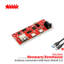 Mouse Emulator for Arduino Leonardo R3 USB Host Shield with Easy Integration for Developers